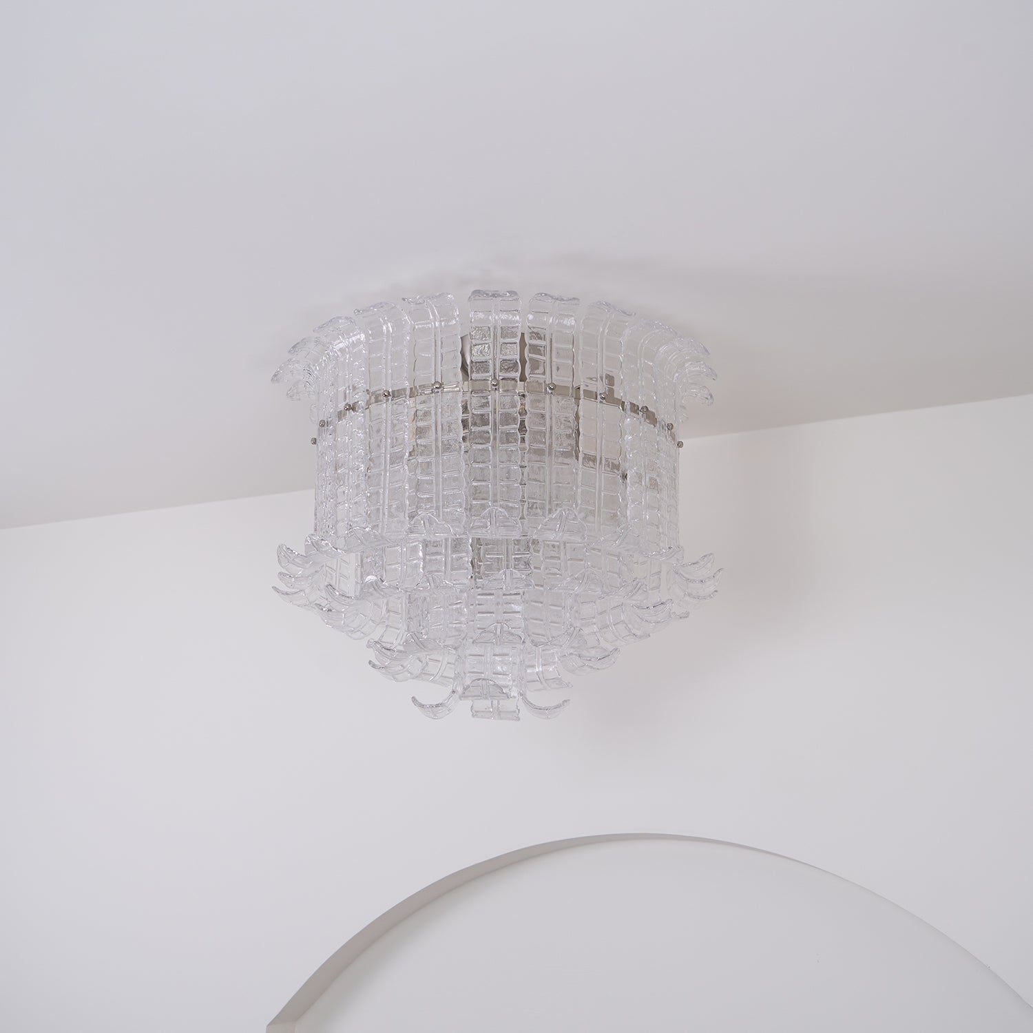 Crystal Cascade Ceiling Light