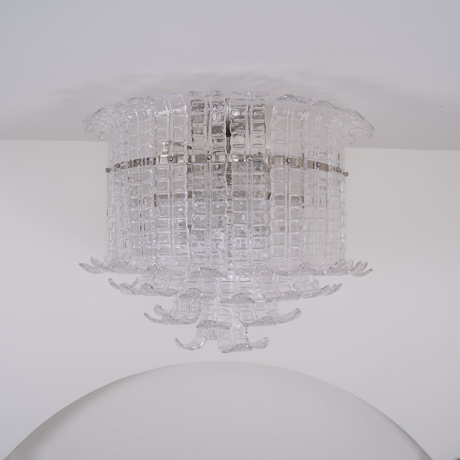 Crystal Cascade Ceiling Light