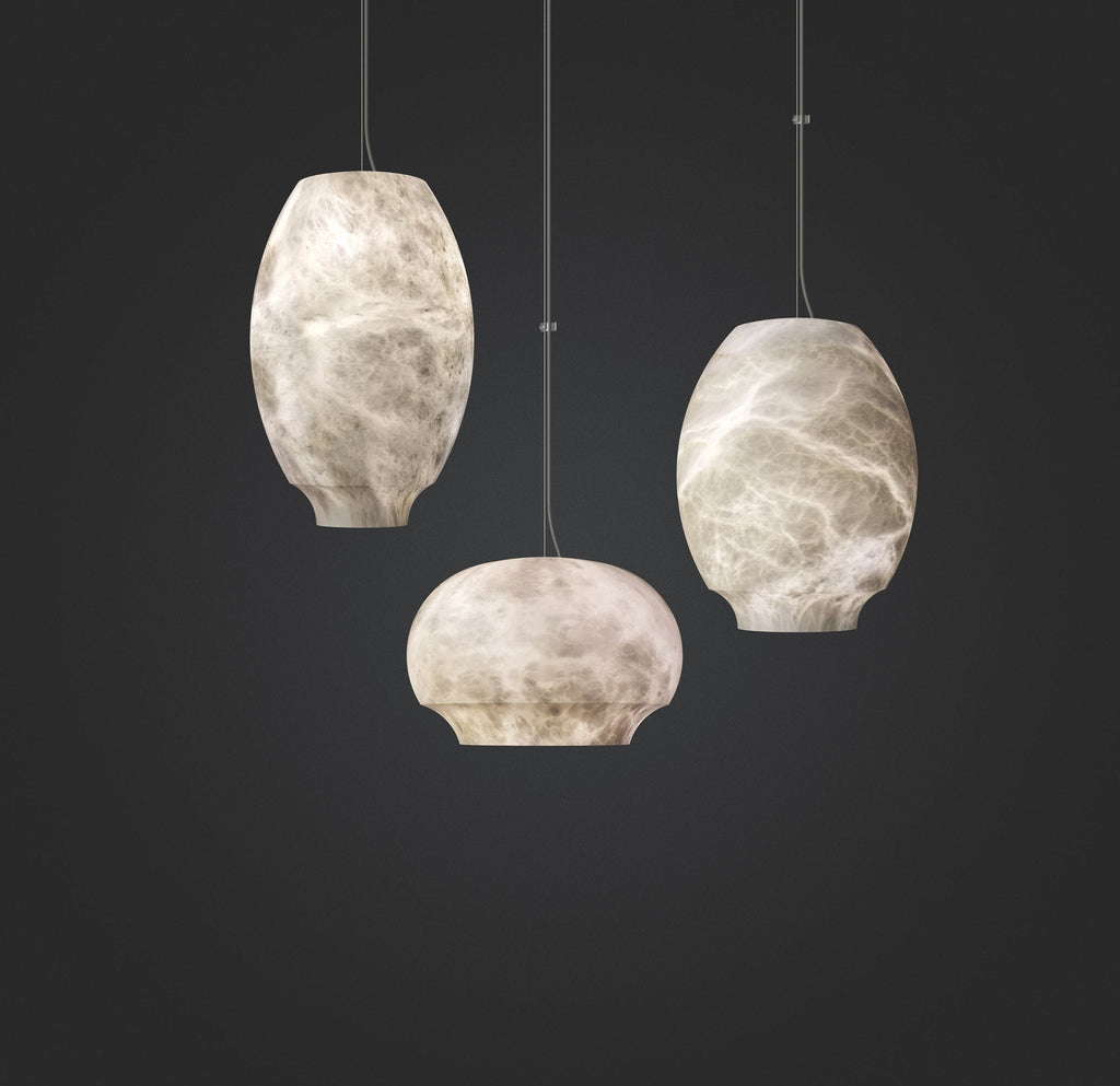 Alabaster Whisper Pendant Light