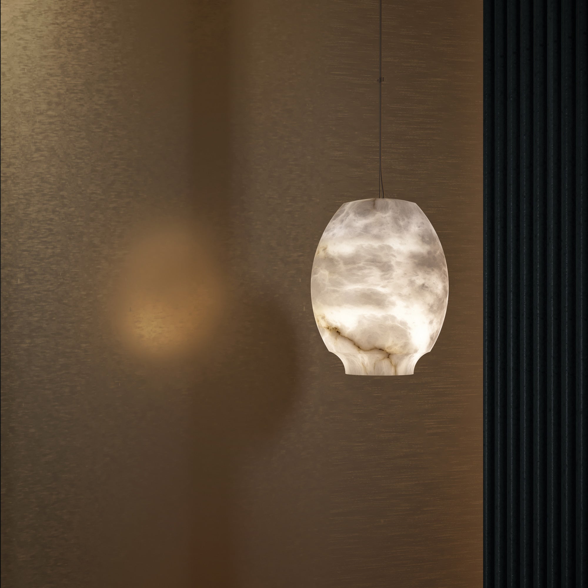 Alabaster Whisper Pendant Light