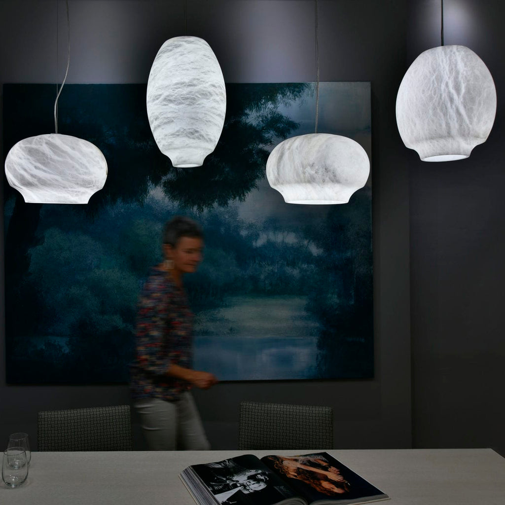 Alabaster Whisper Pendant Light