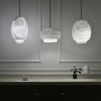 Alabaster Whisper Pendant Light