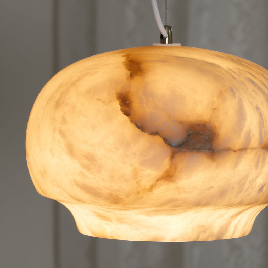 Alabaster Whisper Pendant Light