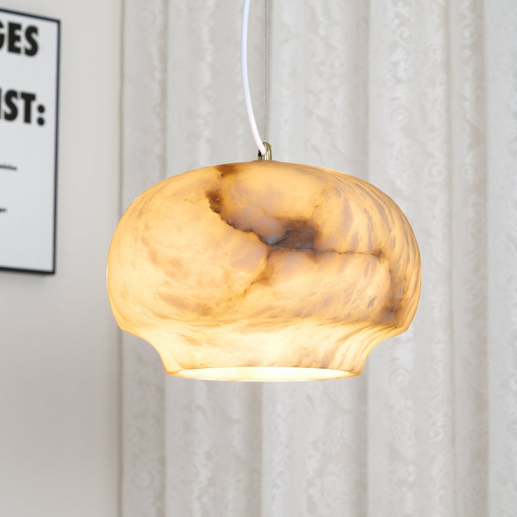 Alabaster Whisper Pendant Light