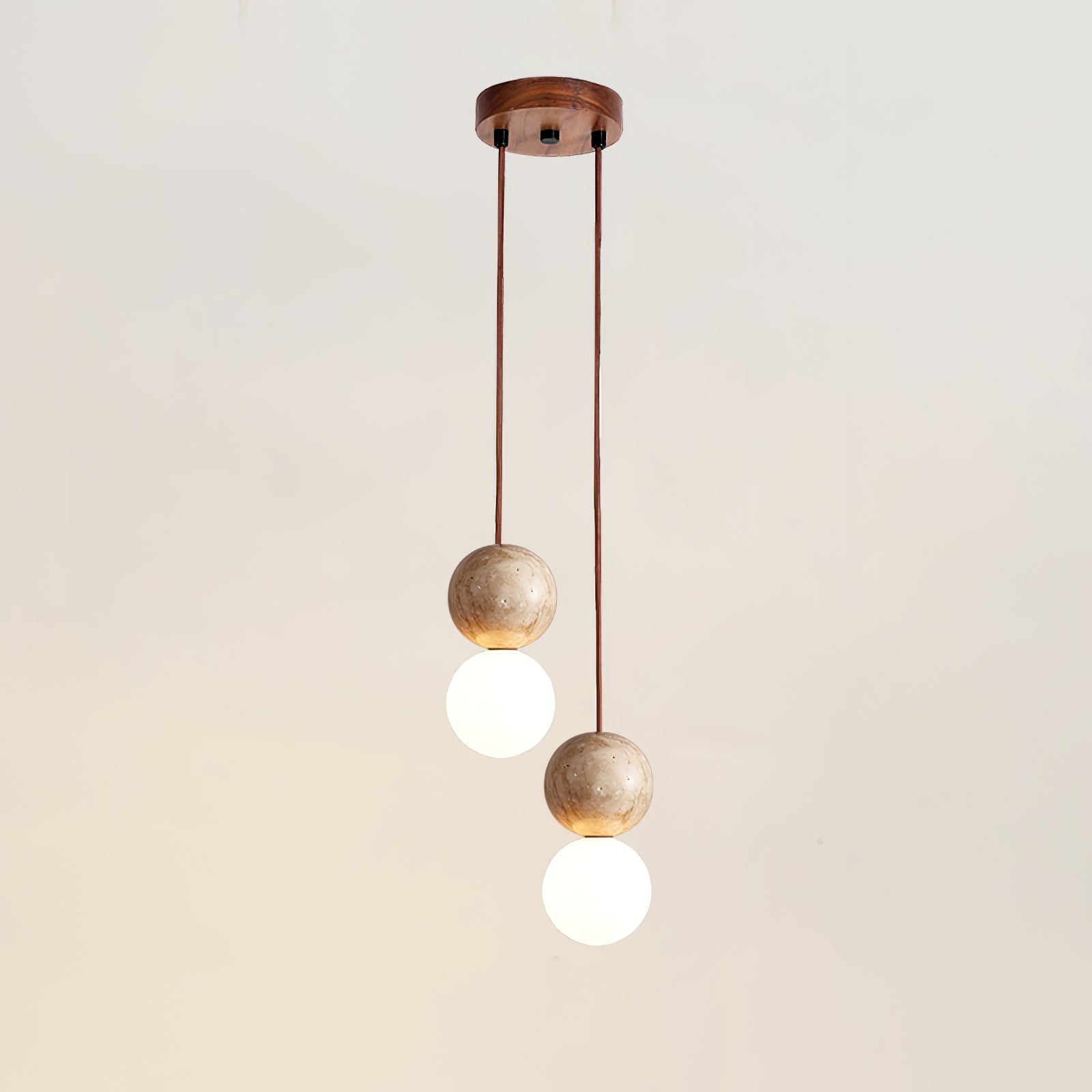 Selene Travertine Whisper Pendant