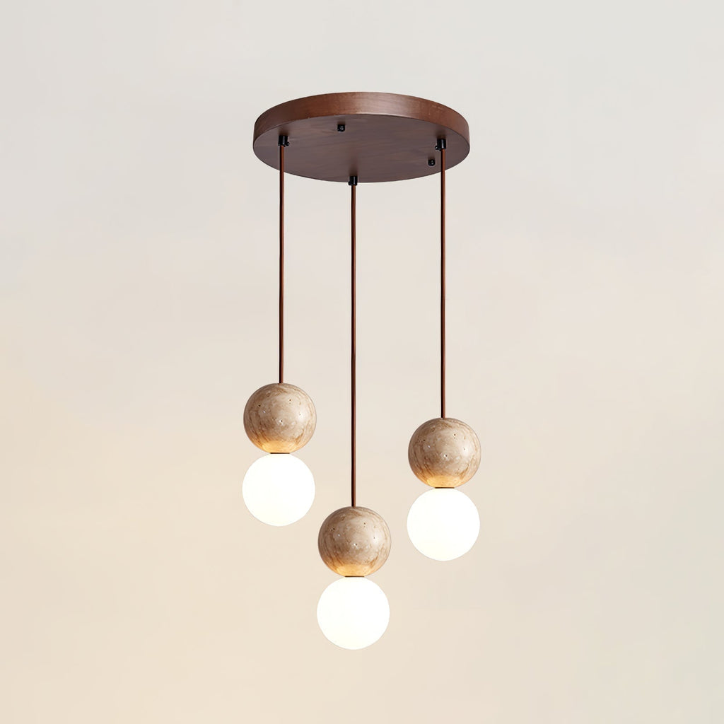 Selene Travertine Whisper Pendant