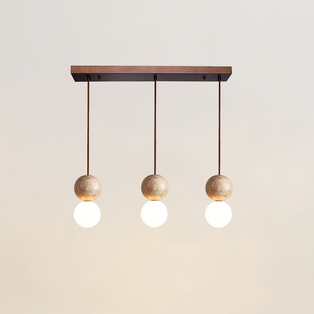 Selene Travertine Whisper Pendant