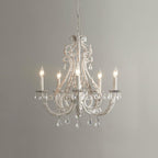 Celestira Crystal Bead Candle Chandelier