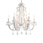 Celestira Crystal Bead Candle Chandelier