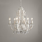 Celestira Crystal Bead Candle Chandelier