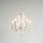 Celestira Crystal Bead Candle Chandelier