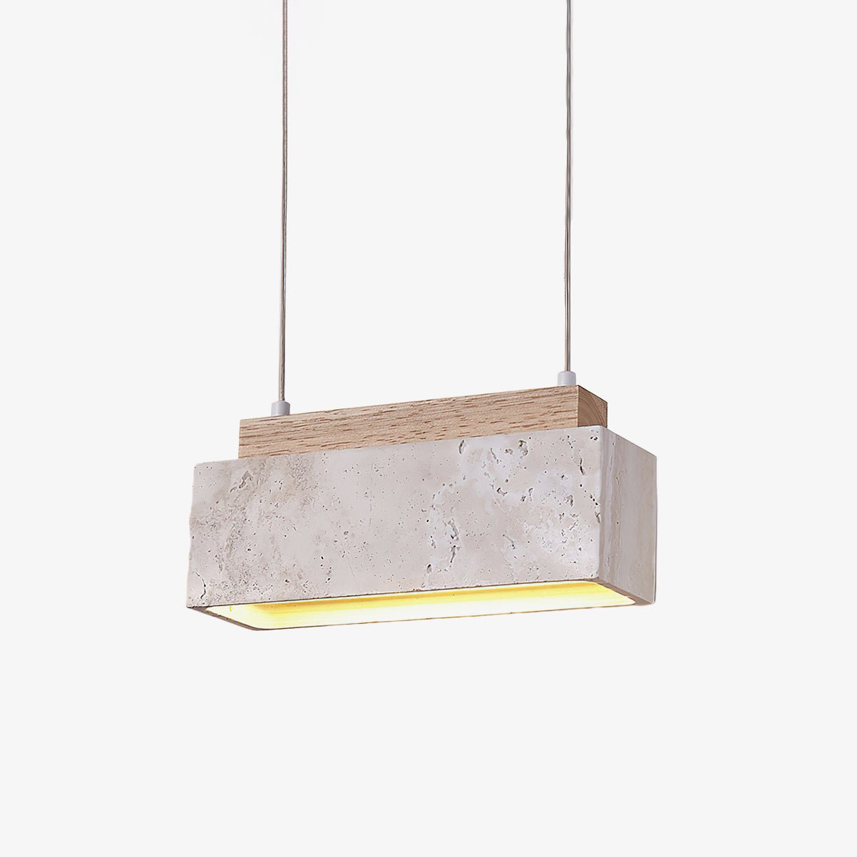 Travertine Horizon Pendant Light