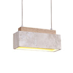 Travertine Horizon Pendant Light