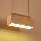 Travertine Horizon Pendant Light