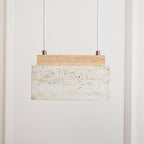 Travertine Horizon Pendant Light