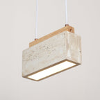 Travertine Horizon Pendant Light