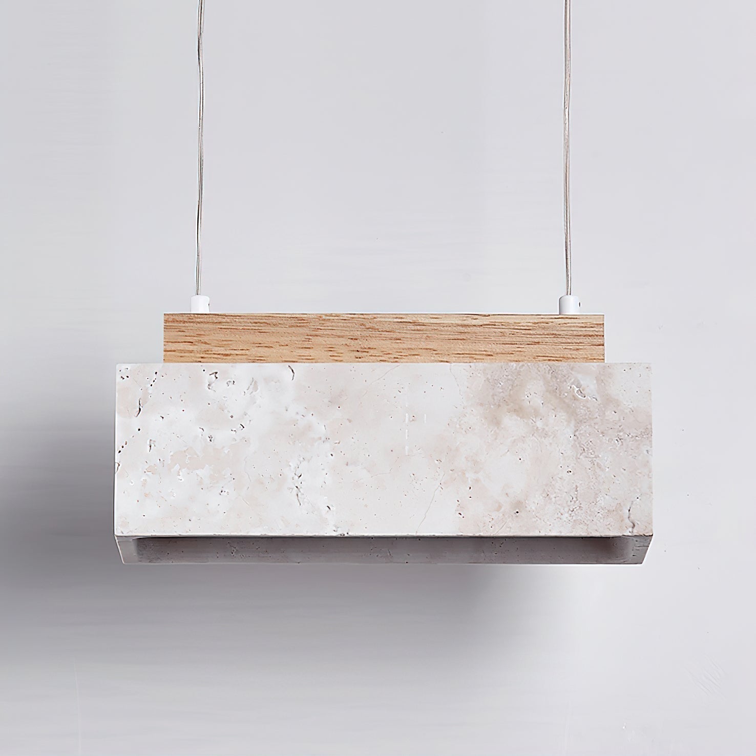 Travertine Horizon Pendant Light