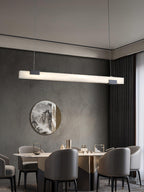 Alabaster Linear Glow Pendant Light