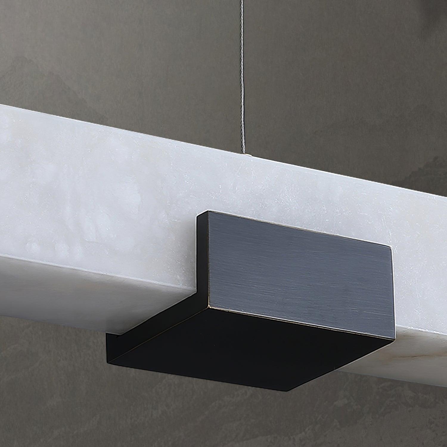 Alabaster Linear Glow Pendant Light