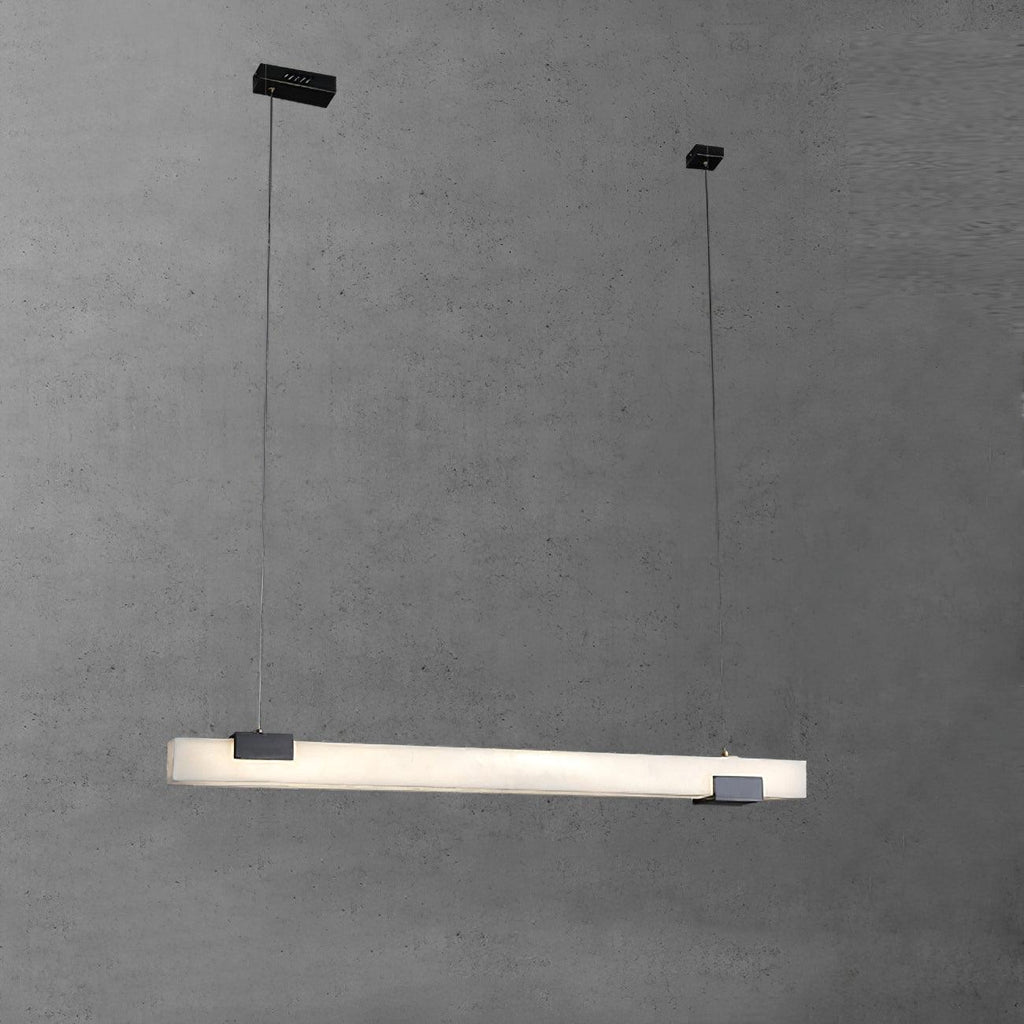 Alabaster Linear Glow Pendant Light