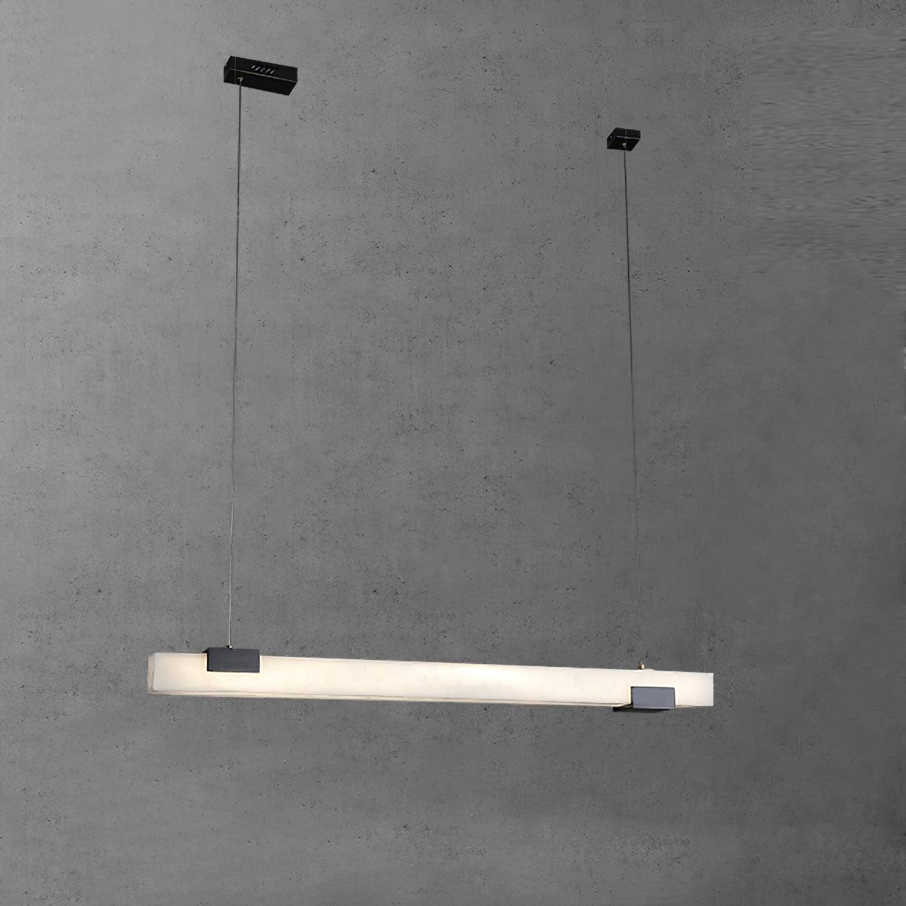 Alabaster Linear Glow Pendant Light