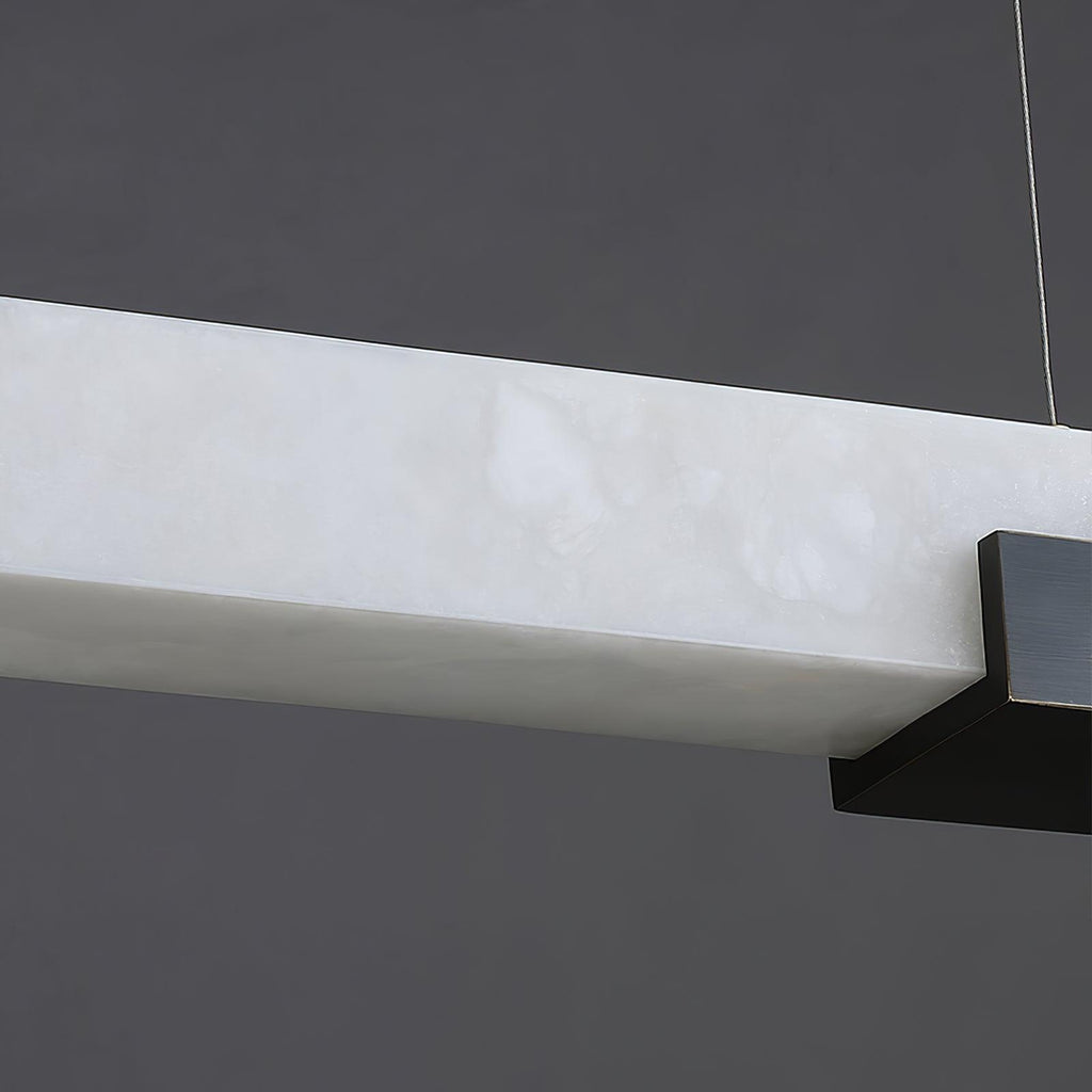 Alabaster Linear Glow Pendant Light