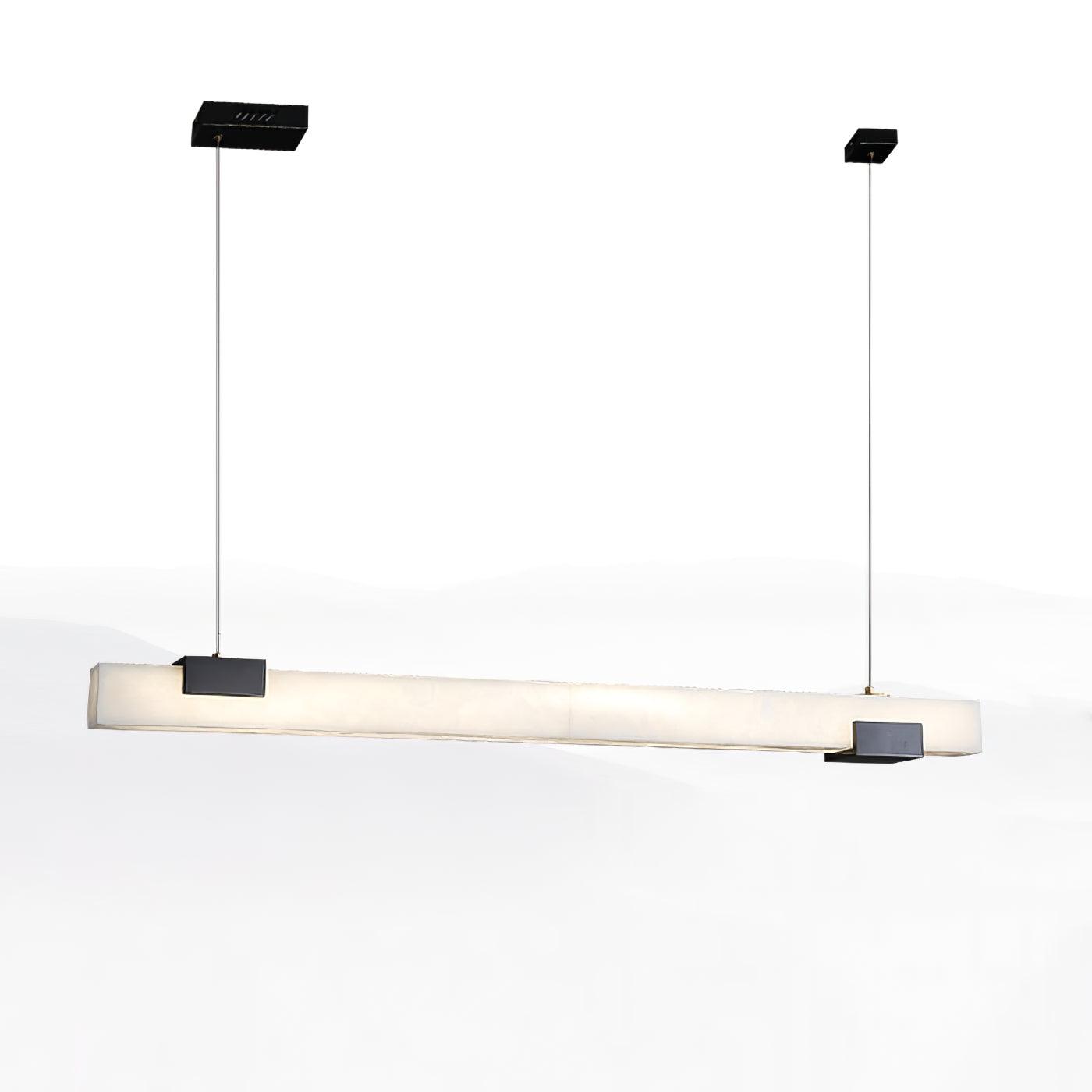 Alabaster Linear Glow Pendant Light