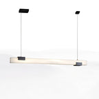 Alabaster Linear Glow Pendant Light