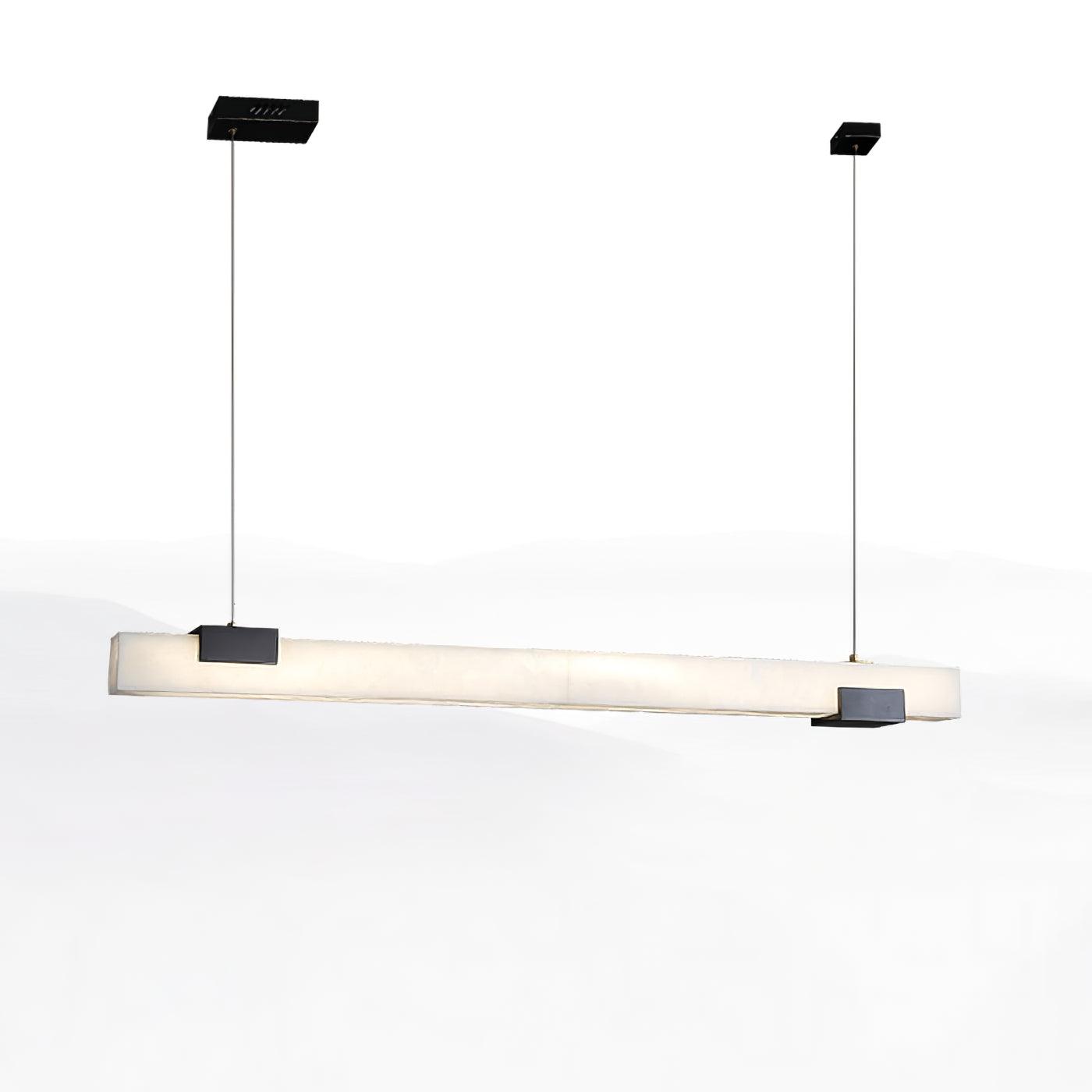 Alabaster Linear Glow Pendant Light