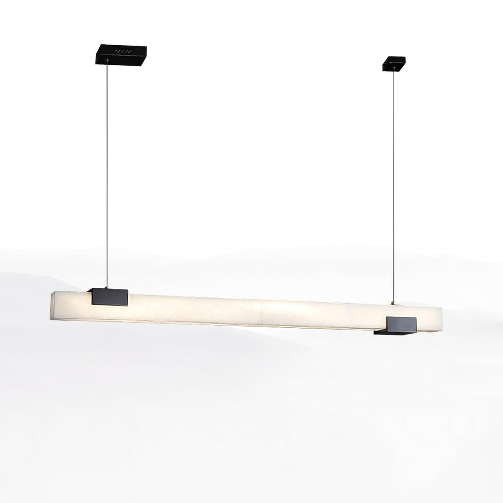 Alabaster Linear Glow Pendant Light