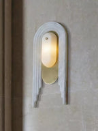 Alabaster Arc Wall Light