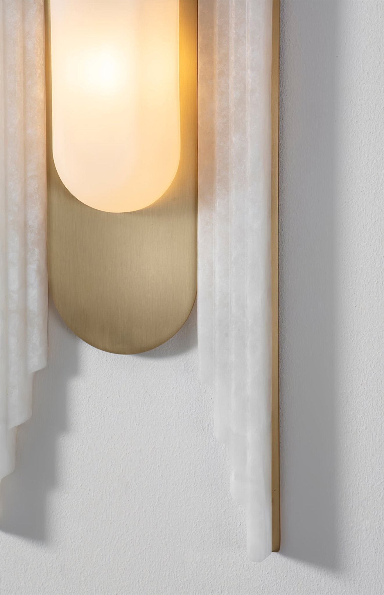 Alabaster Arc Wall Light