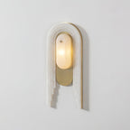 Alabaster Arc Wall Light