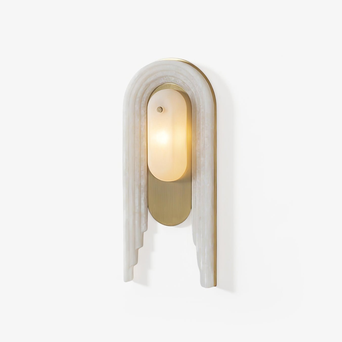 Alabaster Arc Wall Light