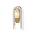Alabaster Arc Wall Light