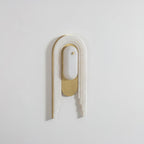 Alabaster Arc Wall Light