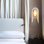 Alabaster Arc Wall Light