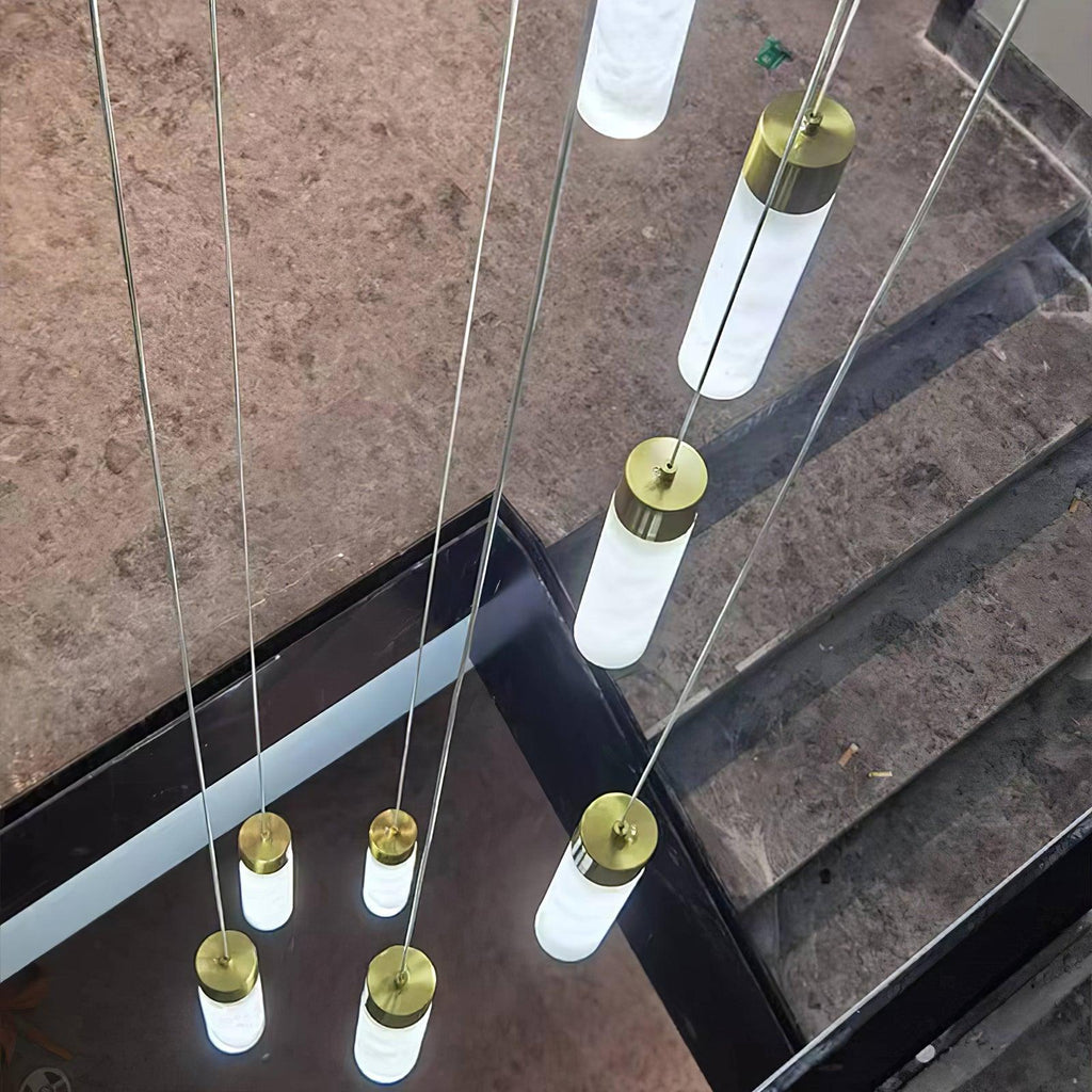 Vallén Alabaster Spiral Chandelier