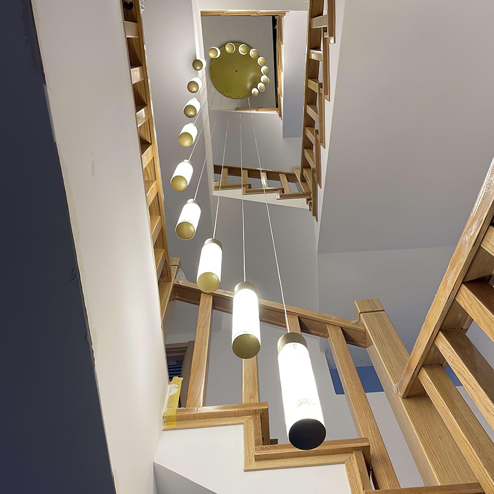 Vallén Alabaster Spiral Chandelier