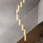 Vallén Alabaster Spiral Chandelier