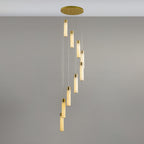 Vallén Alabaster Spiral Chandelier