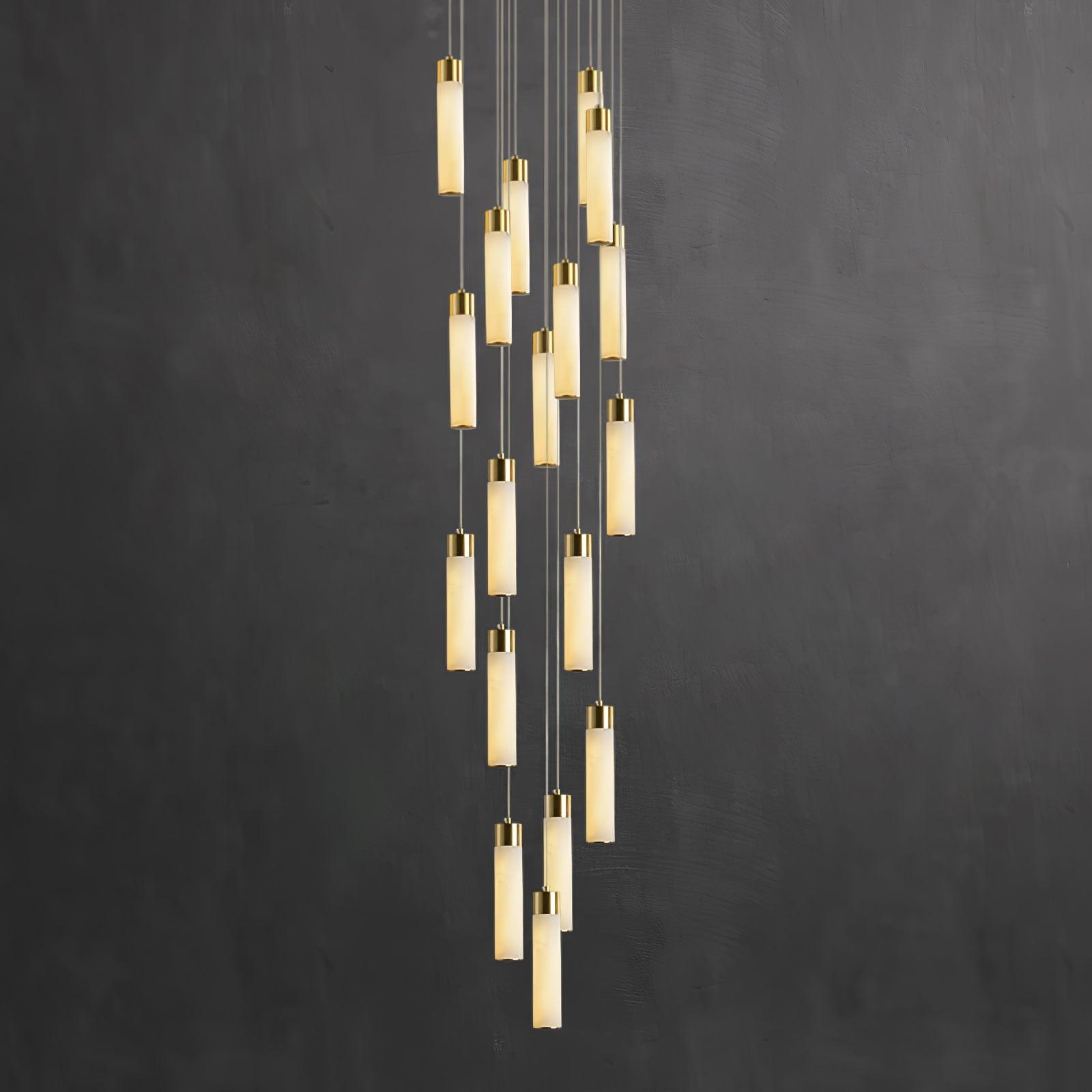 Vallén Alabaster Spiral Chandelier