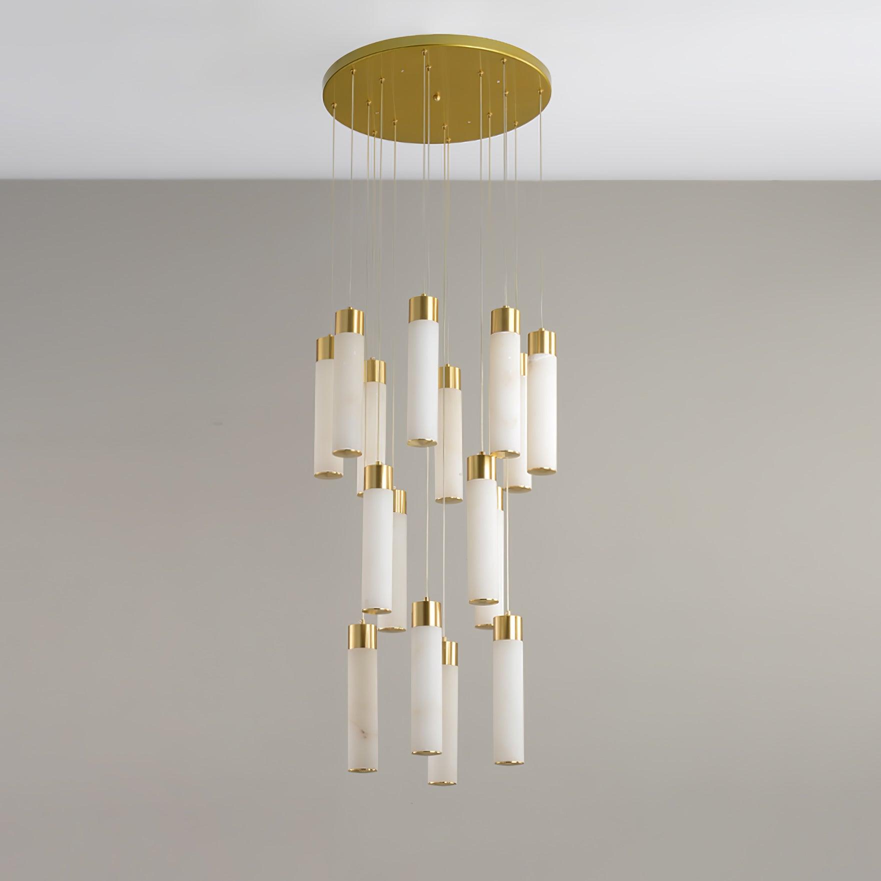 Vallén Alabaster Spiral Chandelier