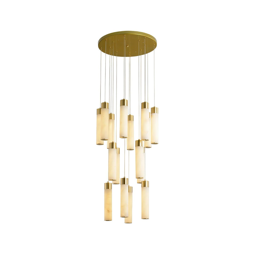 Vallén Alabaster Spiral Chandelier