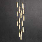 Vallén Alabaster Spiral Chandelier
