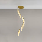 Vallén Alabaster Spiral Chandelier