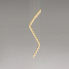 Vallén Alabaster Spiral Chandelier