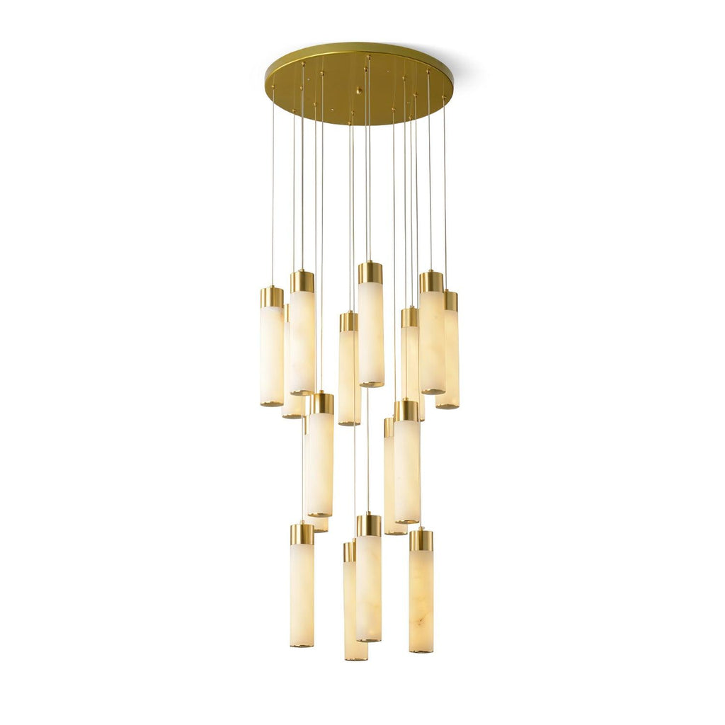 Vallén Alabaster Spiral Chandelier