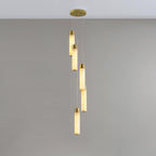 Vallén Alabaster Spiral Chandelier