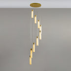 Vallén Alabaster Spiral Chandelier
